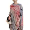 Estilo Étnico Proteção Solar de Viagem Chapéu de Sol Fivela de Disco Pulôver Capa Blusa Cardigan Feminino Estilo Chinês Lenço Cachecol Franja Pendurada Fino
