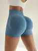 Novas Calças de Yoga Cintura Alta Secagem Rápida Respiráveis Femininas para Corrida Esportes Fitness Shorts Três Quartos Calças de Yoga Bumbum Levanta Cruzamento de Fronteira