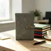 Cuaderno A5 Libro de Registro de Reuniones Personalizado Bloc de Notas Espeso Simple para Oficina de Negocios Personalizable con Impresión de Logo