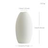 Vaso de Cerâmica Texturizado Branco Simples Pintado à Mão para Decoração Suave e Arranjo de Flores, Disponível para Vendedores de E-commerce, Lote Misto de Pedido Pequeno, Suprimento em Estoque