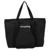 Bolso de Hombro Casual de Gran Capacidad a la Moda para Viajes Diarios Modelo Nuevo 2026 Bolso Escolar para Estudiantes Bolso de Compras Bolso Tote Simple Artístico