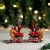 Diademas y Pasadores Decorativos Navideños Transfronterizos Temática de Muñeco de Nieve Navideño con Astas Diademas con Astas Disfraces Festivos Infantiles Diademas con Astas