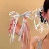 Día de Primavera de ConfianzaPinza para el Cabello con Lazo de Flor de Lirio del Valle Rosa con una Vibración Súper de Hada, Pinza de Lirio del Valle Dulce y Fresca