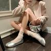 ¡Dulce fudge! Zapatos Mary Jane Planos de Boca Baja con Cabeza de Muñeca Dulce Zapatos de Piel de Vaca Zapatos de Ballet para Bebés Pequeños