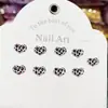 Nueva Resina Hielo Transparente Estampado Leopardo Corazón Estrella Manicura DIY Funda para Teléfono Móvil Accesorios para el Cabello Joyería Materiales Accesorios