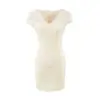 Vestido de encaje con escote en V de estilo puramente seductor para mujer, nuevo modelo de verano, sexy y moderno, ajustado, que realza la cintura, vestido bodycon