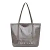 Bolso de PVC para Mujer de Venta Caliente Transfronterizo, Estilo Nuevo, Portátil, Elegante, Casual, Bolso de Mano para Viajes Diarios, Gran Capacidad, Bolso Tote de Moda para Mujer