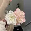 Nuevo Pasador de Pelo Flor de Peonía Perla Super Hada Pinza Lateral Estilo Mori Atmósfera Pasador de Hada Accesorios para el Cabello Fotos para Mujeres