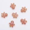 Cuentas de Cristal al por Mayor 14mm Hombre de Jengibre Cristal Esmerilado de Cristal Cuentas Sueltas DIY Accesorios para el Cabello Hechos a Mano Accesorios para Pulseras Colgantes