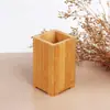 Sostenedor de Palillos de Bambú y Madera para Restaurante de Piernas Altas Color Sólido Logotipo Personalizado Estilo Japonés Minimalista Hueco Creativo Almacenamiento