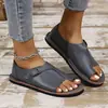 Sandalias de mujer de talla grande transfronterizas 2026 nuevo estilo europeo y americano de caña baja con bloques de color planas sandalias de mujer deseo Amazon