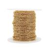 2mm cabaça cadeia de aço inoxidável 18K chapeamento a vácuo pulseira diy ins Vento colar jóias jóias femininas acessórios