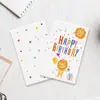 Cartão de Aniversário Pequeno Cartão para Crianças e Meninos Simples High-End Inglês Cartão de Feliz Aniversário Pequeno Cartão de Saudação Cartão Postal