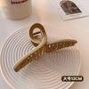 Pinza grande para el cabello para mujer, estilo francés retro, con diseño de tiburón en la parte posterior, estilo nuevo, elegante y popular en Internet.