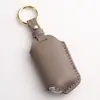Bolsa para Llaves de Cuero Genuino Personalizada Adecuada para Automóviles de Negocios Kia con Hebilla de Funda para Llave de Coche Hecha a Mano de Gama Alta