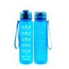 Taza de Agua Deportiva de Plástico Tritan Resistente a Altas Temperaturas, Gran Capacidad 1000ml, Taza Espacial para Fitness, Portátil