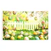 Novo Tecido de Fundo Decorativo de Páscoa Transfronteiriço Amazon Nova Bandeira de Festa e Feriado Banner de Decoração de Ovo de Páscoa Pano para Pendurar