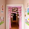Cortina Decorativa Creativa de Lazo Cortina para Puerta de Gato Cortina Colgante Cortina Decorativa para Habitación Infantil Cortina Divisoria para Puerta de Entrada de Dormitorio