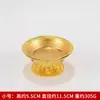 Mobiliário Doméstico Estilo Xizang Suprimentos Educacionais Prato de Tributo Dourado Oito Tesouros Auspiciosos para Fruta de Buda Bandeja Manza Grande Médio Pequeno