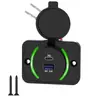Cargador de Coche Modificado Coche RV Autobús Sin Agujeros Doble Interfaz USB para Teléfono Móvil Cargador de Coche