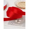 Cinta de Poliéster Zhuocai de 2 cm Color Liso Lazo Caja para Pastel Empaque de Regalo Cinta de Color Cinta de Seda Cinta de Satén 91 Metros