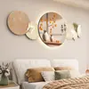 Nova Pintura Mural Decorativa Luminosa LED Estilo Cream Wind para Quarto ao Lado da Cama Pedra para Correr Arenito Senso Avançado Pintura para Pendurar na Parede