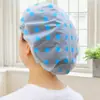 Bonito Gorro de Ducha Espeso de Lunares Gorro de Ducha Facial para Adultos Gorro de Cocina Gorro de Ducha