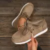 Zapatos Nuevos de Mujer Primavera 2026 Planos Bajos de Moda Casual Versátiles Talla Grande Suela Suave Slip-Ons