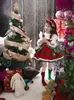 Disfraz Navideño Infantil Vestido con Estampado de Alce Capa Roja Invierno Niñas Estilo Lolita Vestido de Princesa