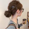 Pin de Flequillo Lateral de Gama Alta Estilo Coreano con un Corazón Femenino, Pinza de Pato de Color Contrastante, Pasador Dopamina Lindo, Pinza para el Cabello Exquisita