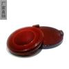 Base Redonda de Madeira Maciça Suporte Imitação Mogno Vaso de Barro Roxo Vaso de Flores Suporte para Suculentas Escultura em Pedra Fabricante Atacado