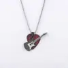 Collar con Púa de Guitarra para Hombre Hip Hop Rock Colgante de Acero Inoxidable Diseño de Nicho Acero de Titanio Joyería para Pareja Tendencia al por Mayor