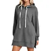 2026 Primavera/Otoño Europeo y Americano Color Sólido Adelgazante Cremallera Sudadera Vestido Conjunto Casual Mujer 2026 Principios de Otoño Nueva Llegada