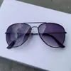 Novos óculos de sol super estilosos para dirigir masculinos cor gradiente metal meio aro óculos de sol pesca selvagem proteção UV