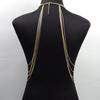 Corrente Corporal de Joias Transfronteiriça Joia de Corpo Corrente de Peito Retrô Corrente Corporal com Franja de Pérolas Personalizada Colar Europeu e Americano