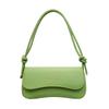 Bolsa Baguete Feminina Outono 2025 Novo Design de Nicho Moderna Bolsa de Ombro Retrô Bolsa de Axila Casual para o Dia a Dia Bolsa Pequena Quadrada