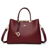 Bolsas Femininas Tendência 2026, Bolsas Femininas, Bolsas de Mão Elegantes de Couro Macio para Mães, Bolsas de Ombro Transversais da Moda