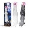 Astringuniu bestia manga de diente de lobo alargada manga de diente de lobo de cristal anillo vibrador para pene suministros para adultos pene sexy