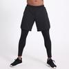 Pantalones Casuales para Hombre Verano Delgados Falsos de Dos Piezas Secado Rápido Fitness Deportes Running Entrenamiento Mallas