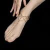 Nueva tobillera multicapa estilo deseo puro, tendencia de nicho de lujo ligero, tobillera simple y exquisita de lujo ligero de alta gama para mujer