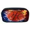 Novo Produto Estojo de Lápis Estampado Chama Desenho Animado Crianças Estudante Moda Armazenamento Caixa de Papelaria Aluno do Ensino Fundamental Menino Futebol