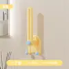 Correa de almacenamiento de accesorio para el cabello lindo de dibujos animados, bolsa colgante de almacenamiento portátil multifuncional para montaje en pared, organizador y cuerda de almacenamiento para pinzas de pelo