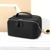 Bolso de Mano de Moda Hecho de Piel de Vaca de Primera Calidad, Neceser Portátil Multifuncional de Gran Capacidad, Bolso Versátil para Guardar Productos de Cuidado de la Piel