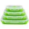 Lonchera de Silicona Caja para Conservar Frescos para el Hogar Lonchera para Niños Portátil para Viajes al Aire Libre Plato para la Cena de Estudiante Venta al por Mayor por Lotes