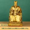 Bronze Wenchang Imperador Wenqu Estrela Estátuas de Bronze Novos Ornamentos do Imperador Wenchang Mesa de Estudo Ornamentos para Casa