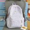 Mochila Escolar Transfronteiriça para Meninas do Ensino Fundamental, Alunos do Ensino Médio e Alunos do Ensino Fundamental, Grande Capacidade, Mochila Tendência de Nicho com Acabamento de Alta Qualidade