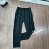 Pantalones Casuales Elásticos Deportivos Finos para Hombre de Exterior de Seda Helada de Secado Rápido Pantalones de Pierna Recta Estilo Rústico 6562