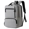 Mochila business casual para homens, adequada para viagens de negócios e viagens; mochila multifuncional para mulheres; mochila resistente à água de grande capacidade com compartimento para laptop