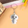 Llavero de Goma Suave de PVC de Dibujos Animados Cruzados Llavero Creativo Lindo de Silicona para Coche Colgante Llavero Pequeño Regalo