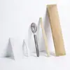 Palillos Desechables Juego de Cuatro Piezas Empaque para Llevar de Papel Kraft Juego de Servilleta de Papel con Palillos para Uso Doméstico y Comercial